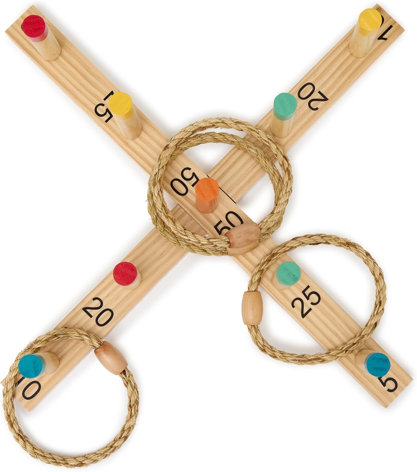 Kötélből készült gyűrű és Miniland fa alap részlete